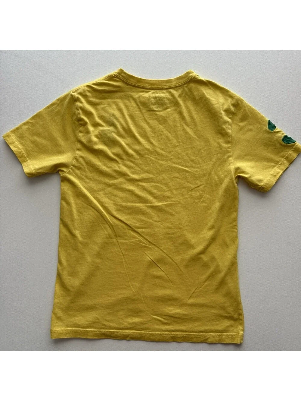 Polo Ralph Lauren Boys Big Pony T-Shirt Yellow Green Logo Size M 10-12